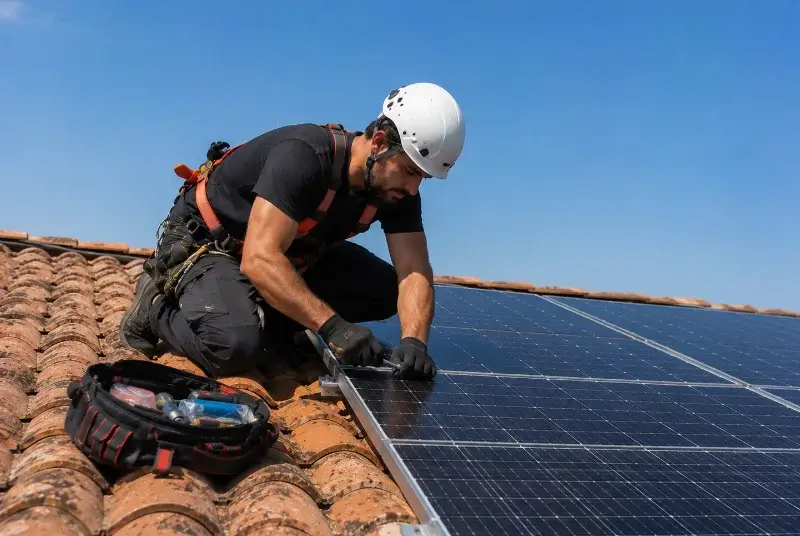 Maintenance et monitoring de panneaux solaires à Neuvicq