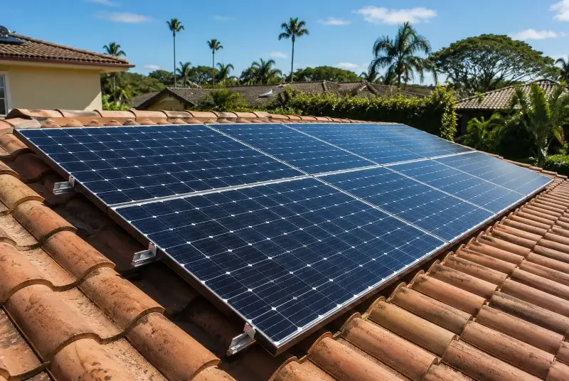 Installation de panneaux solaires à Neuvicq